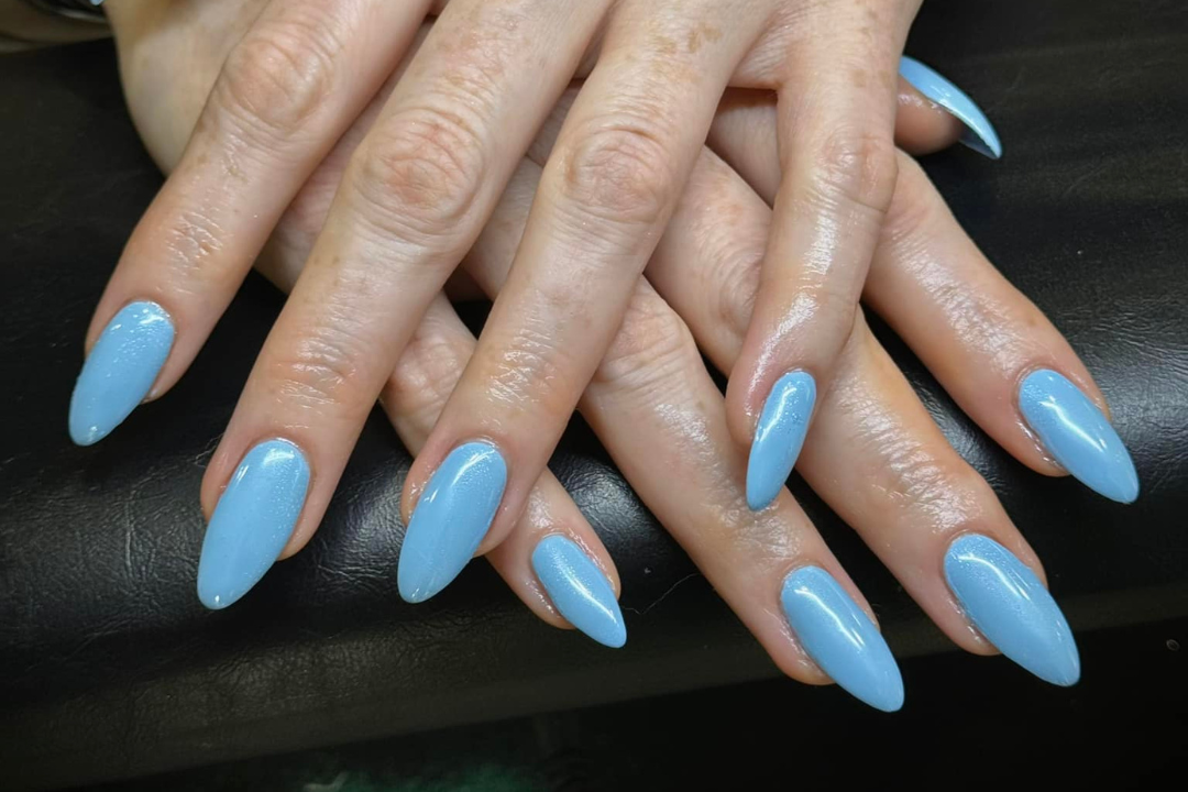 Up close photo of nails done by Melanie at Images Salon & Spa